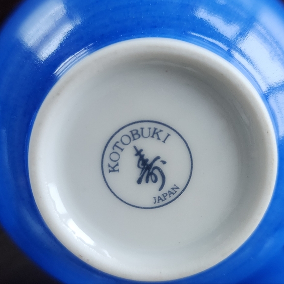 Kotobuki traditional Japanese tea pot, 4 cups blue/charcoal & Swiss gold filter - Picture 13 of 13